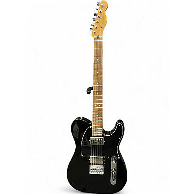 Used Fender MIM Telecaster Standard HH Black Solid Body Electric Guitar