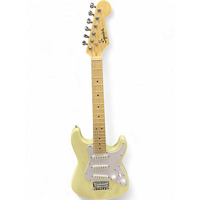 Used Fender MINI STRATOCASTER White Solid Body Electric Guitar