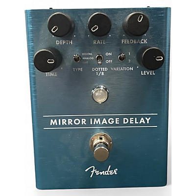 Used Fender MIRROR IMAGE DELAY Effect Pedal