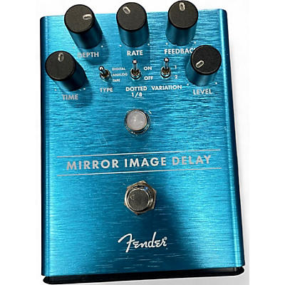 Used Fender MIRROR IMAGE DELAY Effect Pedal