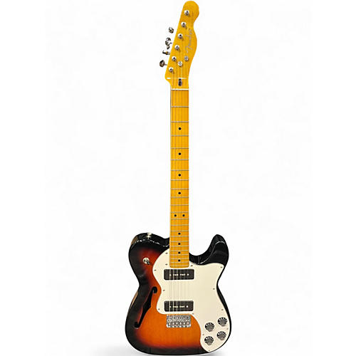 Used Fender MOD PLYR TELE THLN DLX 3TSB burst Solid Body Electric Guitar burst