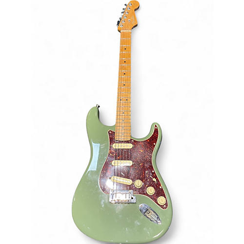 Used Fender MOD SHOP STRAT GREEN Solid Body Electric Guitar GREEN