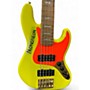 Used Fender MONO NEON JAZZ BASS NEON YELLOW Electric Bass Guitar NEON YELLOW