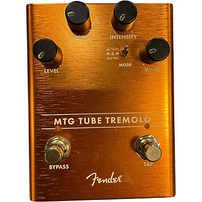 Used Fender MTG TUBE TREMOLO Effect Pedal