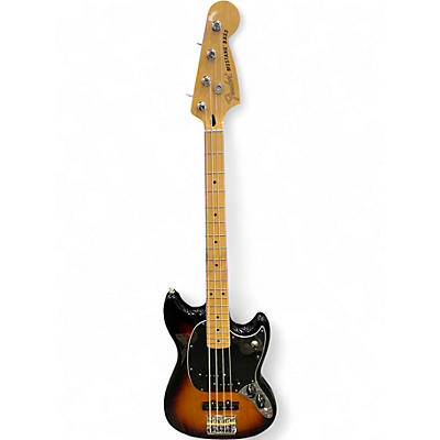 Used Fender MUSTANG BASS 2 Tone Sunburst Electric Bass Guitar