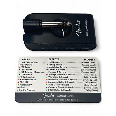 Used Fender MUSTANG MICRO Battery Powered Amp