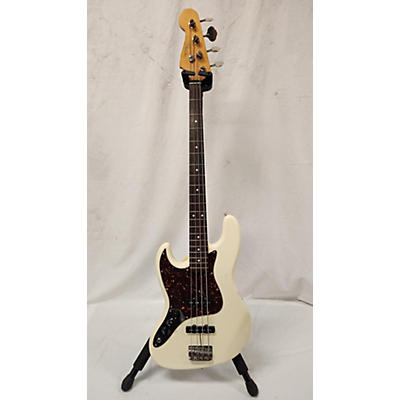 Fender Used Fender Made-in-Japan Jazz Bass Olympic White Electric Bass Guitar