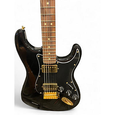 Used Fender Mahogany blacktop stratocaster Black Solid Body Electric Guitar