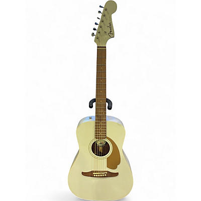 Used Fender Malibu CE AGED WHITE Acoustic Electric Guitar