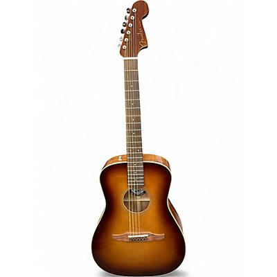 Used Fender Malibu Classic Cognac Burst Acoustic Electric Guitar