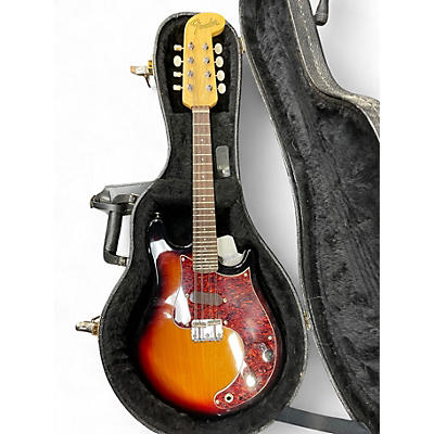 Used Fender Mandostrat 3 Color Sunburst Mandolin