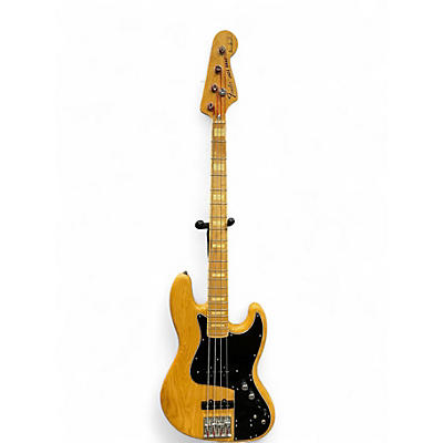 Used Fender Marcus Miller Signature Jazz Bass Natural Electric Bass Guitar