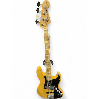 Used Fender Marcus Miller Signature Jazz Bass Natural Electric Bass Guitar