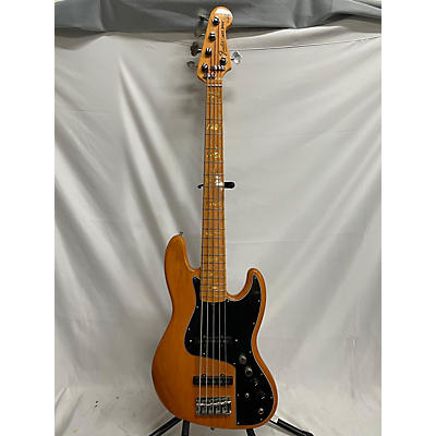 Fender Used Fender Marcus Miller Signature Jazz Bass V Natural Electric Bass Guitar