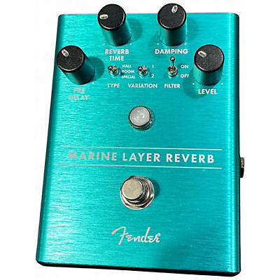 Used Fender Marine Layer Reverb  Effect Pedal