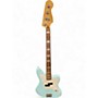Used Fender Mark Hoppus Jaguar Bass Daphne Blue Electric Bass Guitar Daphne Blue