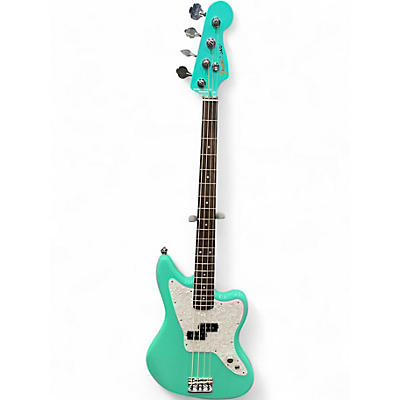 Used Fender Mark Hoppus Jaguar Bass SEA FOAM GREEN Electric Bass Guitar