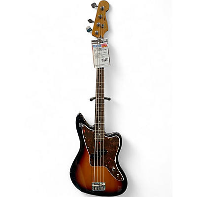 Used Fender Mark Hoppus Signature JAGUAR BASS 3 Color Sunburst Electric Bass Guitar