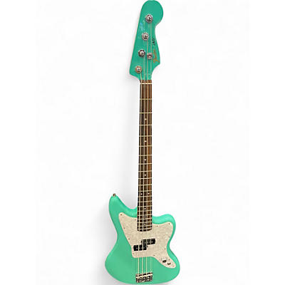 Used Fender Mark Hoppus Signature Jaguar Bass seafoam green Electric Bass Guitar