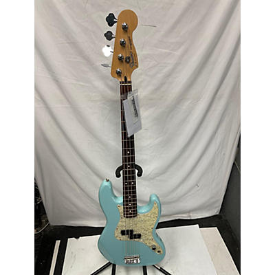 Fender Used Fender Mark Hoppus Signature Jazz Bass Daphne Blue Electric Bass Guitar