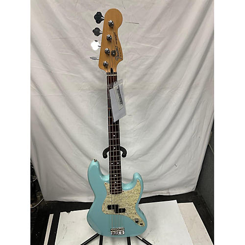 Fender Used Fender Mark Hoppus Signature Jazz Bass Daphne Blue Electric Bass Guitar Daphne Blue