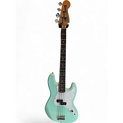 Used Fender Mark Hoppus Signature Jazz Bass Daphne Blue Electric Bass Guitar