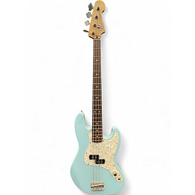 Used Fender Mark Hoppus Signature Jazz Bass Daphne Blue Electric Bass Guitar