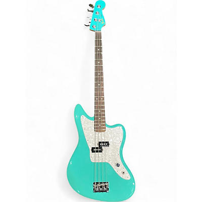 Used Fender Mark Hoppus Signature Jazz Bass Surf Green Electric Bass Guitar