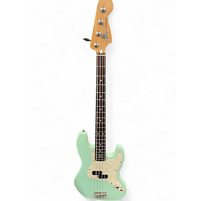 Used Fender Mark Hoppus Signature Jazz Bass Surf Green Electric Bass Guitar