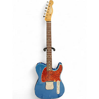 Used Fender Masterbuilt by Jason Smith Esquire Heavy Relic Lake Placid Blue Solid Body Electric Guitar
