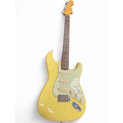 Used Fender Mexican Standard Stratocaster Buttercream Solid Body Electric Guitar