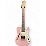 Used Fender MiJ Limited Edition Kusumi Telecaster Thinline Kusumi Pink Hollow Body Electric Guitar Kusumi Pink