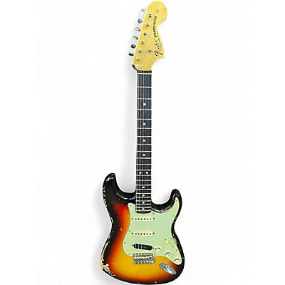 Used Fender Michael Landau 1968 Stratocaster Relic 3 Tone Sunburst Solid Body Electric Guitar