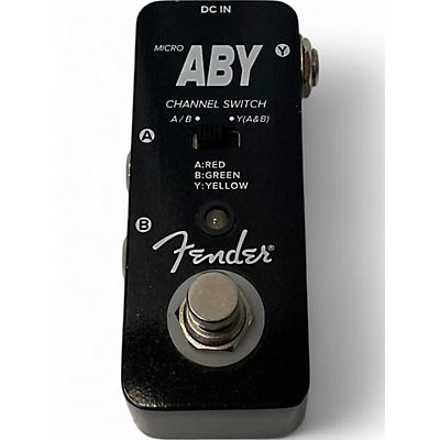 Used Fender Micro ABY Footswitch Pedal