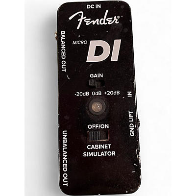 Used Fender Micro DI Effect Pedal