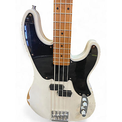 Used Fender Mike Dirnt Road Worn Precision Bass White Blonde Electric Bass Guitar