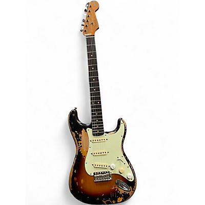 Used Fender Mike McCready Stratocaster 3 Tone Sunburst Solid Body Electric Guitar