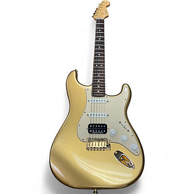 Used Fender Mod Shop Stratocaster Gold Sparkle Solid Body Electric Guitar