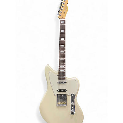 Used Fender Mod shop offset telecaster Alpine White Solid Body Electric Guitar