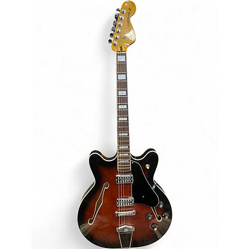 Used Fender Modern Player Cornado II 2 Tone Sunburst Hollow Body Electric Guitar 2 Tone Sunburst