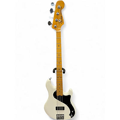 Used Fender Modern Player Dimension Bass White Electric Bass Guitar