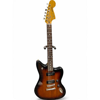 Used Fender Modern Player Jaguar 2 Color Sunburst Solid Body Electric Guitar