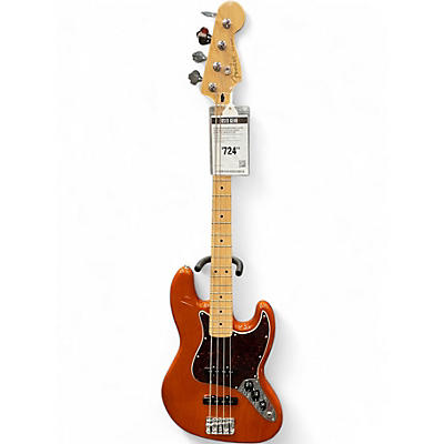 Used Fender Modern Player Jazz Bass Antique Amber Electric Bass Guitar