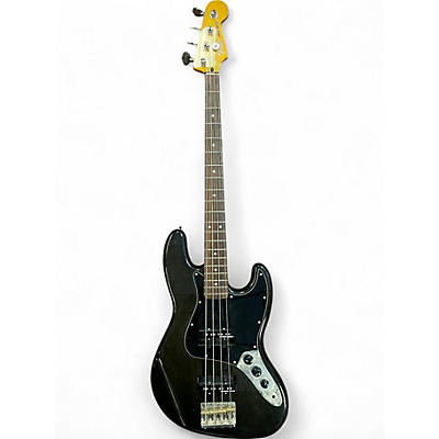 Used Fender Modern Player Jazz Bass Black Electric Bass Guitar
