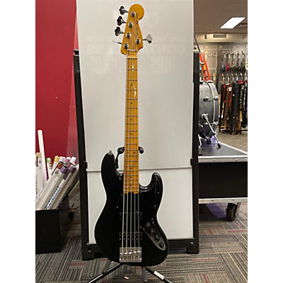 Fender Used Fender Modern Player Jazz Bass V Satin Black Electric Bass Guitar