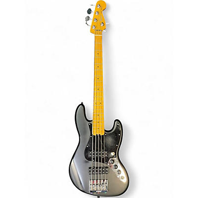 Used Fender Modern Player Jazz Bass V Satin Black Electric Bass Guitar