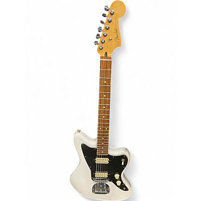 Used Fender Modern Player Jazzmaster Black and White Solid Body Electric Guitar
