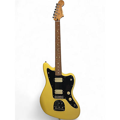 Used Fender Modern Player Jazzmaster HH Vintage Yellow Solid Body Electric Guitar