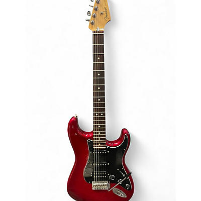 Used Fender Modern Player Stratocaster HSS Red Solid Body Electric Guitar