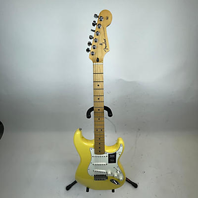 Fender Used Fender Modern Player Stratocaster Yellow Solid Body Electric Guitar